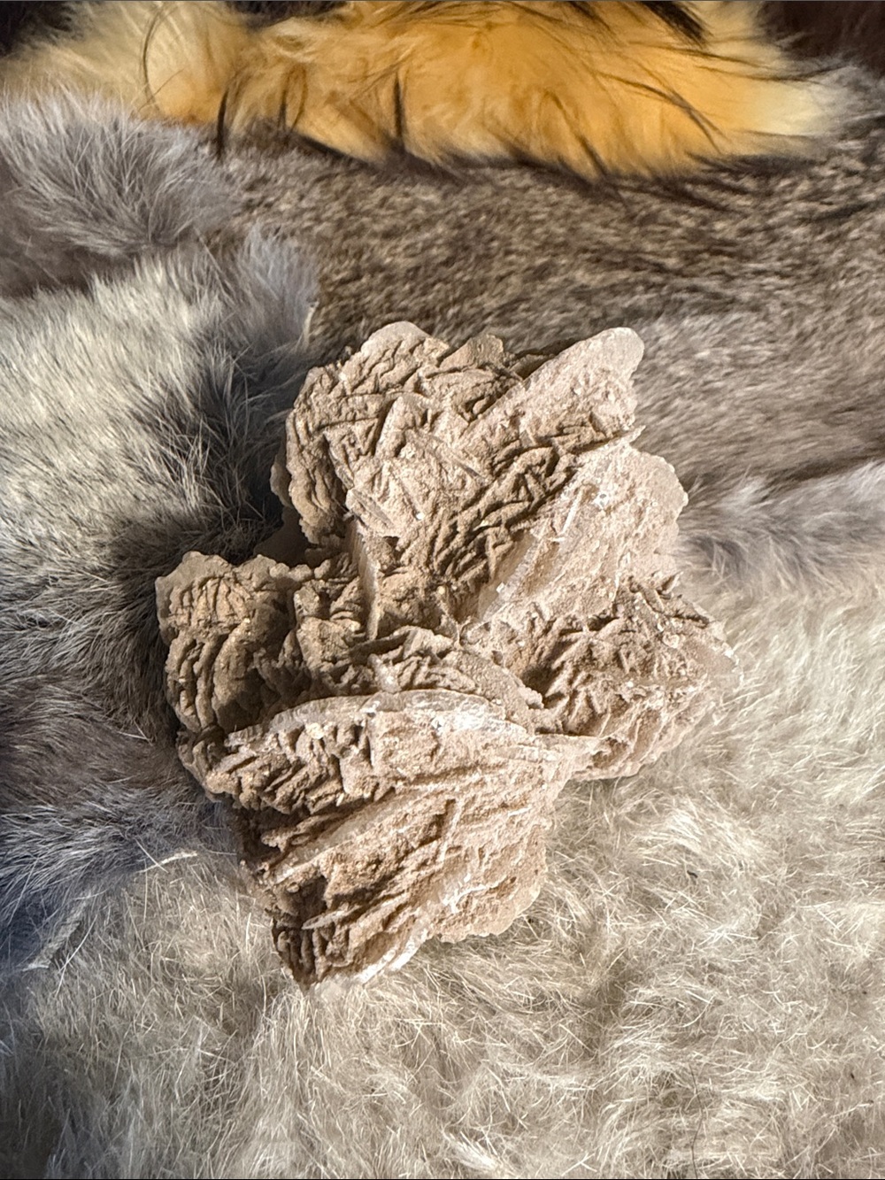 Natural Beige Desert Rose Crystal Accent - Brand Unbranded (420)